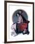 "God Bless You" or "Sneezing Boy", October 1,1921-Norman Rockwell-Framed Giclee Print