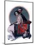 "God Bless You" or "Sneezing Boy", October 1,1921-Norman Rockwell-Mounted Giclee Print