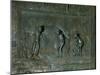 God Condemns Adam and Eve after the Fall, Panel from the Bronze Door, Early 11th Century-null-Mounted Giclee Print