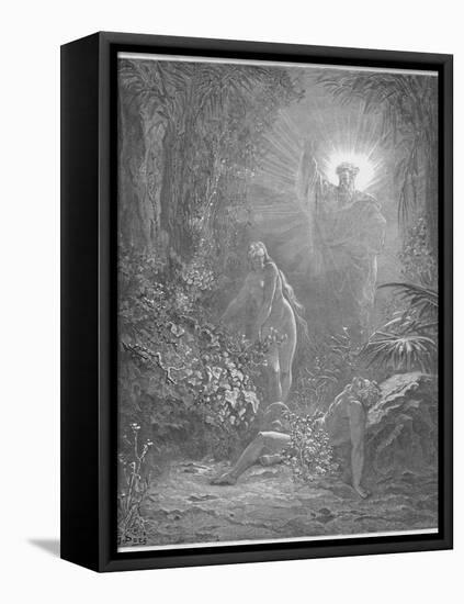 God Creates Eve-Gustave Dor?-Framed Stretched Canvas