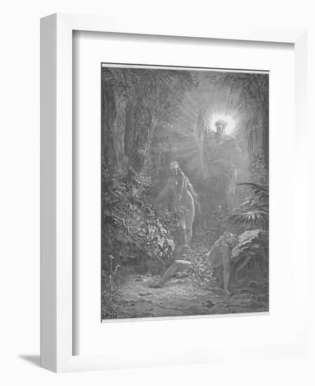 God Creates Eve-Gustave Dor?-Framed Photographic Print