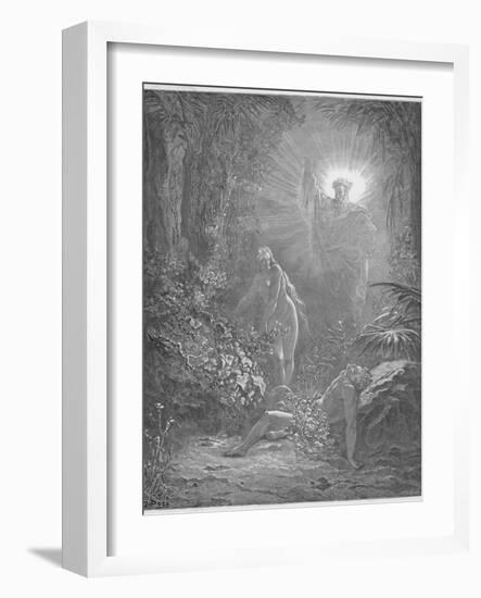 God Creates Eve-Gustave Dor?-Framed Photographic Print