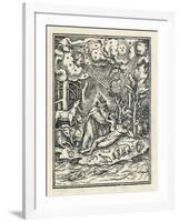 God Creates Eve-Hans Holbein the Younger-Framed Art Print