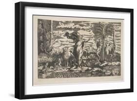 God Creating the Animals, C.1550-null-Framed Giclee Print