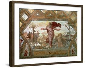God Creating the Earth-Raphael-Framed Giclee Print