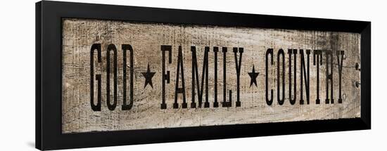 God Family Country-null-Framed Art Print