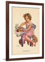 God Gives Food for All-Charlotte Ware-Framed Art Print