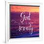 God Grant Me Serenity-Andi Metz-Framed Art Print