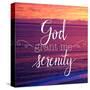God Grant Me Serenity-Andi Metz-Stretched Canvas