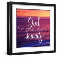 God Grant Me Serenity-Andi Metz-Framed Art Print
