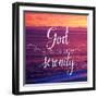 God Grant Me Serenity-Andi Metz-Framed Art Print