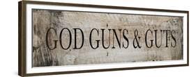 God Guns and Guts-null-Framed Premium Giclee Print