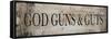 God Guns and Guts-null-Framed Stretched Canvas