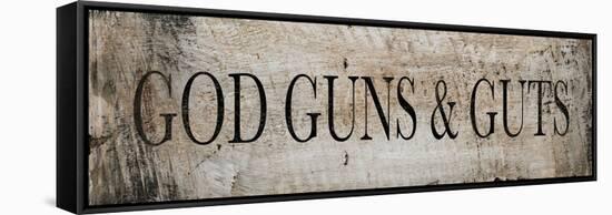 God Guns and Guts-null-Framed Stretched Canvas