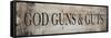 God Guns and Guts-null-Framed Stretched Canvas