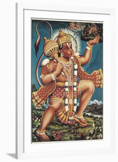 God Hanuman-null-Framed Art Print