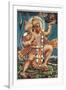 God Hanuman-null-Framed Art Print