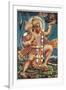 God Hanuman-null-Framed Premium Giclee Print