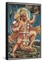 God Hanuman-null-Framed Stretched Canvas