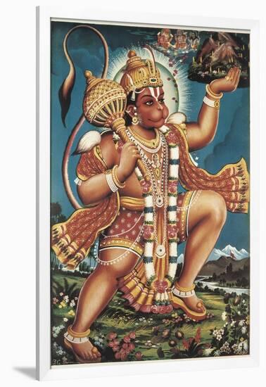 God Hanuman-null-Framed Art Print