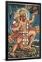 God Hanuman-null-Framed Art Print