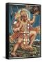 God Hanuman-null-Framed Stretched Canvas