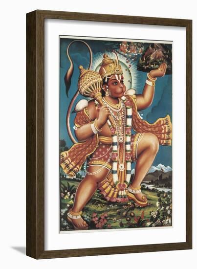 God Hanuman-null-Framed Art Print