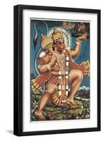 God Hanuman-null-Framed Art Print