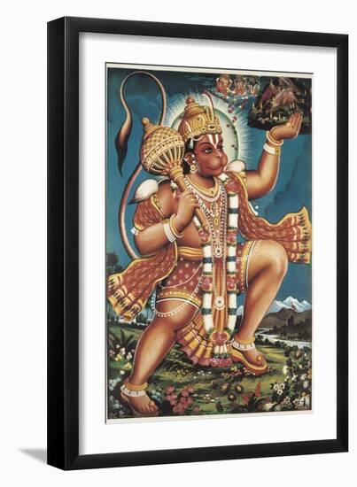 God Hanuman-null-Framed Art Print