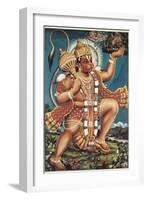 God Hanuman-null-Framed Art Print