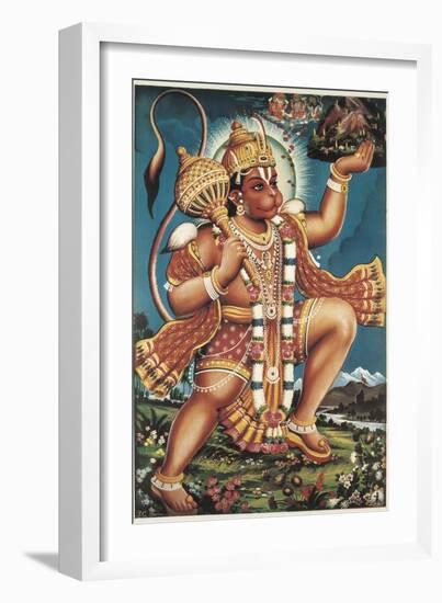 God Hanuman-null-Framed Art Print