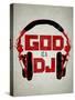God is a DJ Music-null-Stretched Canvas