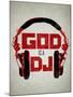 God is a DJ Music-null-Mounted Poster