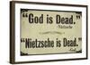 God is Dead-null-Framed Giclee Print