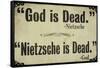 God is Dead-null-Framed Stretched Canvas