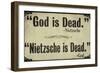 God is Dead-null-Framed Giclee Print