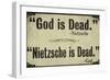 God is Dead-null-Framed Giclee Print