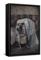 God is Near the Afflicted-James Tissot-Framed Stretched Canvas