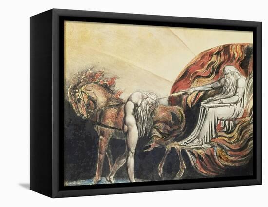 God Judging Adam, 1795-William Blake-Framed Stretched Canvas