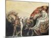 God Judging Adam, 1795-William Blake-Mounted Giclee Print