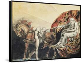 God Judging Adam, 1795-William Blake-Framed Stretched Canvas