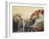 God Judging Adam, 1795-William Blake-Framed Giclee Print