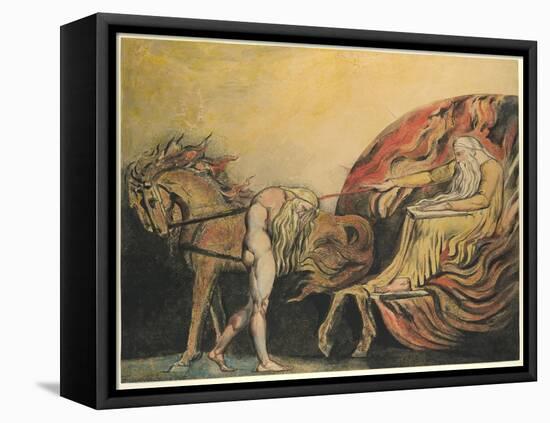 God Judging Adam, c.1795-William Blake-Framed Stretched Canvas