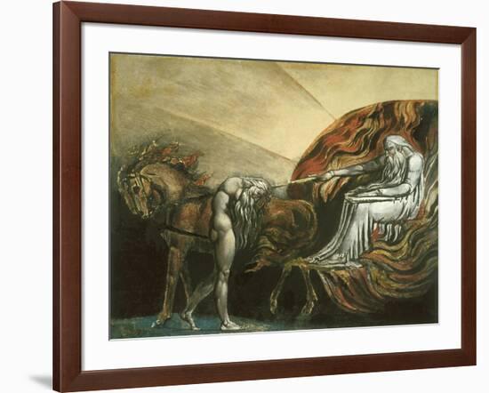 God Judging Adam-William Blake-Framed Giclee Print
