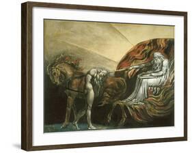 God Judging Adam-William Blake-Framed Giclee Print