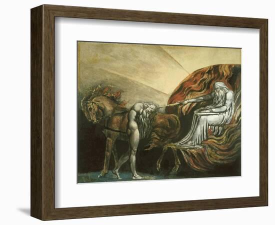 God Judging Adam-William Blake-Framed Giclee Print