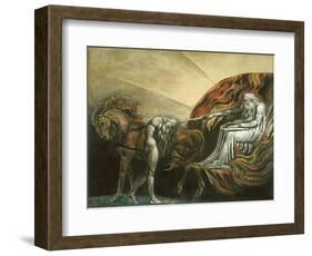 God Judging Adam-William Blake-Framed Giclee Print