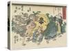 God of Poverty-Utagawa Kuniyoshi-Stretched Canvas