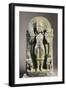God of Sun Surya, Stone Statue from Valley of Almora, India, Indian Civilization, 12th-13th Century-null-Framed Giclee Print