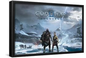 God Of War - Key Art-Trends International-Framed Poster